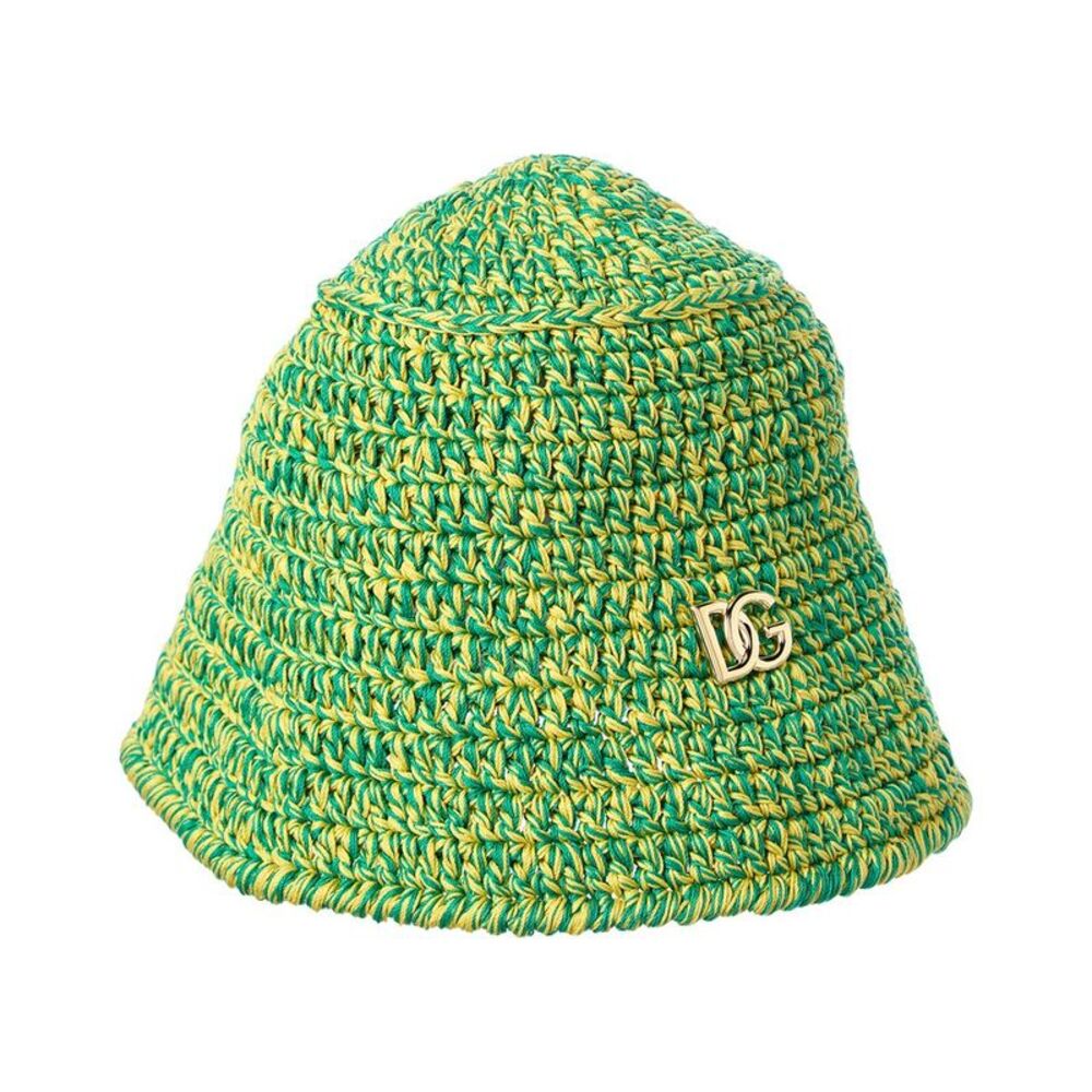 Dolce & Gabbana Dg Logo Bucket Hat, Green